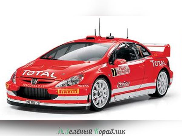 24285 1/24 Peugeot 307 WRC Monte-Carlo 05, с металлическим основанием
