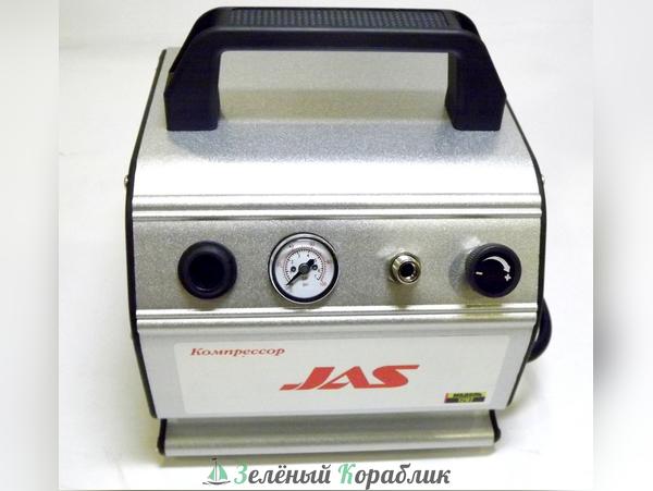 JAS1207 Компрессор 1207, с регулятором давления, автоматика, ресивер 0,3 л