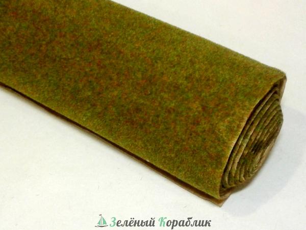 D20005-3 Рулонная трава для макета (листы), цвет осенний (длина 500 мм, ширина 310 мм)