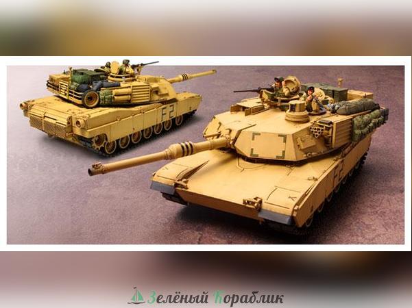 35269 Амер. танк М1А2 Abrams c 120мм пушкой с 2 фигурами OIF