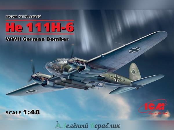 ICM-48262 Германский бомбардировщик He 111H-6, ІІ МВ