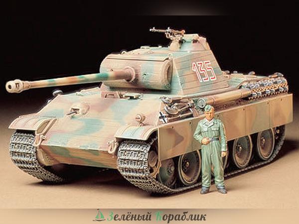 35170 Tamiya  Немецкий танк Panther Type G (ранняя версия) + 1 фигурка