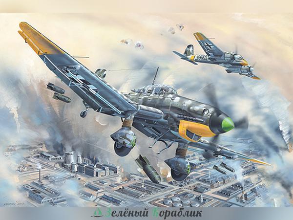 TR02424 Самолёт  Junkers Ju-87D-5 Stuka  (1:24)