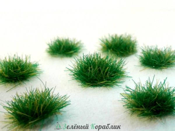 D20100 Пучки травы (кочки), Солнечная трава (высота 5 мм), 24 шт.