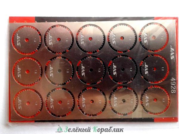 JAS4928 Диск для ревитера d 15 мм, шаг 1.2 мм, 15 шт.