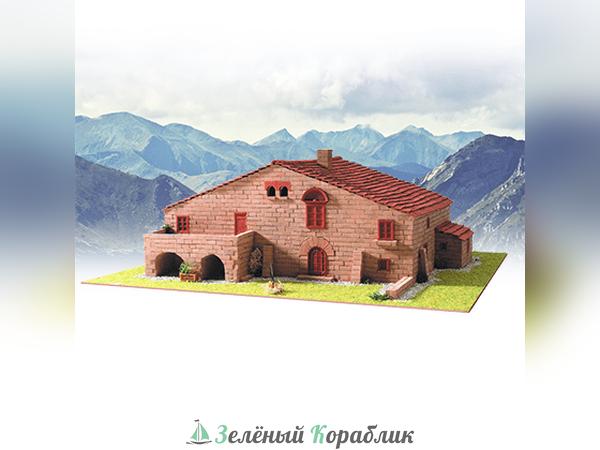 KR30205 Керамический конструктор из кирпичиков Keranova Каталонский фермерский  дом 1, из обожженной глины