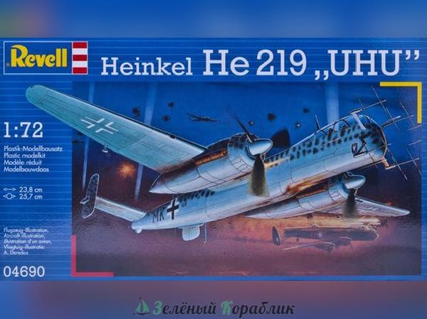 04690 Немецкий самолет Heinkel He 219 "UHU"