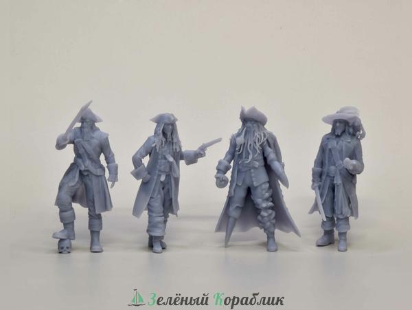 DV040 Набор фигурок «Капитаны» (масштаб 1:50), 4 шт.