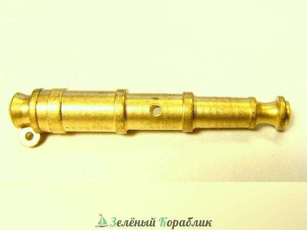 AL8638 Пушка, латунь (длина 30 мм, диаметр 5 мм), 2 шт.