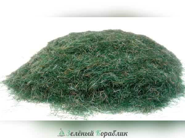 D20078 Электростатическая трава для макета (ворс для флокатора), № 6, зеленая трава, 20 гр (высота 5 мм)