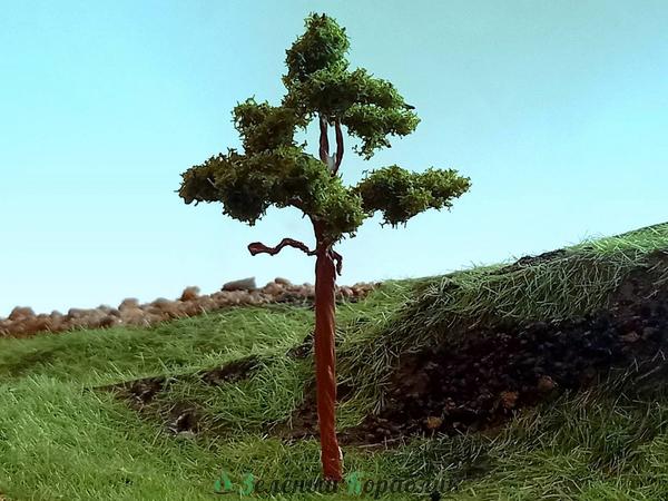D10114 Макет дерева, сосна (высота 80 мм)