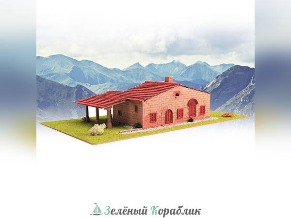 KR30206 Керамический конструктор из кирпичиков Keranova Каталонский фермерский  дом 3, из обожженной глины