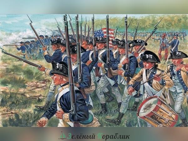 6060IT Американская пехота. 1775-84 гг. American Infantry