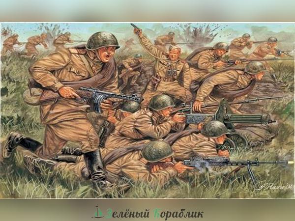 6057IT Советская пехота. 1941 г. Russian Infantry