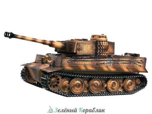 TG3818-1D-BTR-IR P/У танк Taigen 1/16 Tiger 1 (поздняя версия) HC, ИК-пушка, башня на 360, подшипники в ред., откат