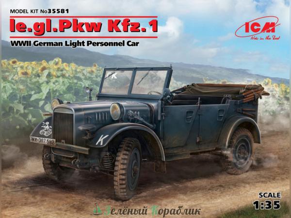 ICM-35581 Германский легкий внедорожный автомобиль le.gl.Einheits-Pkw Kfz.1, ІІ МВ