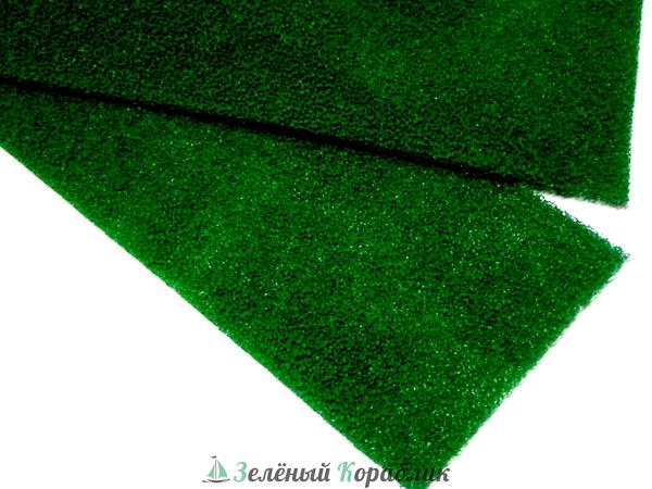 D20066 Листовой ретикулят, насыщенный зеленый (длина 300 мм, ширина 100 мм, толщина 5 мм)