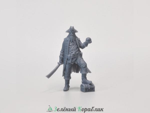 DV074 Фигурка пирата «Чёрная Борода» (Вариант №2) (масштаб 1:72)