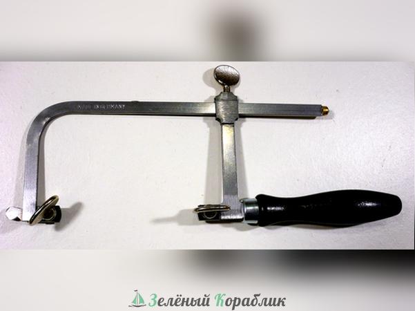 P714-70 Ювелирный лобзик с регулируемой длиной рамки:  65-175 мм, глубина рамки 48 мм, деревянная, буковая ручка