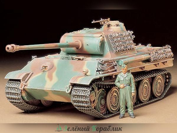 35174 Tamiya  Немецкий танк Panther G (версия со стальными катками) + 2 фигурки