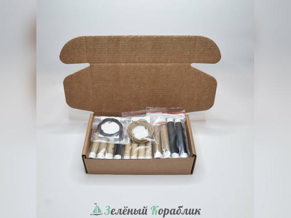 MK0401-3D10 Набор канатов для «Бригантины „Феникс“» (масштаб 1:72)