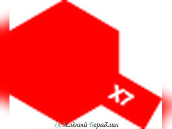 80007 Tamiya X-7 Red (Красная глянцевая) краска эмалевая, 10мл