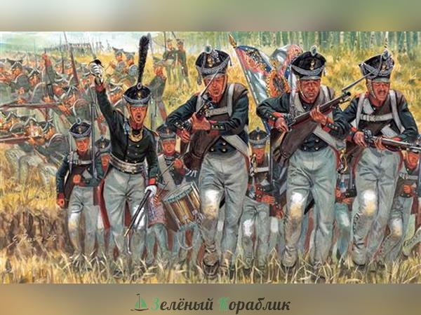 6073IT Русская пехота 1812-13 гг. Russian Infantry