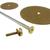 DO1630 Набор для мини-дрели из 2 обрезных дисков диаметром 22 и 37 мм и хвостовика 