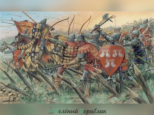 6027IT Средневековые английские рыцари и лучники British Warriors (100 Years War)