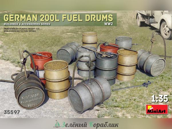 MNA35597 Аксессуары german 200l fuel drums set