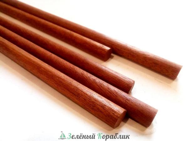 MK23008 Круглая заготовка D8 мм х 1000 мм, дерево MANZONIA, 1 шт.