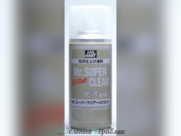 MHBB-522 Краска-грунтовка Mr.Hobby  Mr.Super Clear Uv Cut Gloss 170мл (прозрачная глянцевая)