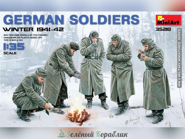 MNA35218 Фигуры german soldiers winter 1941-42