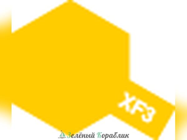 80303 XF-3 Flat Yellow (Желтая матовая) краска эмалевая, 10мл