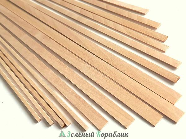 CV006 Рейки Груша (длина 500 мм, ширина 3 мм, толщина 1.5 мм), 1 шт.