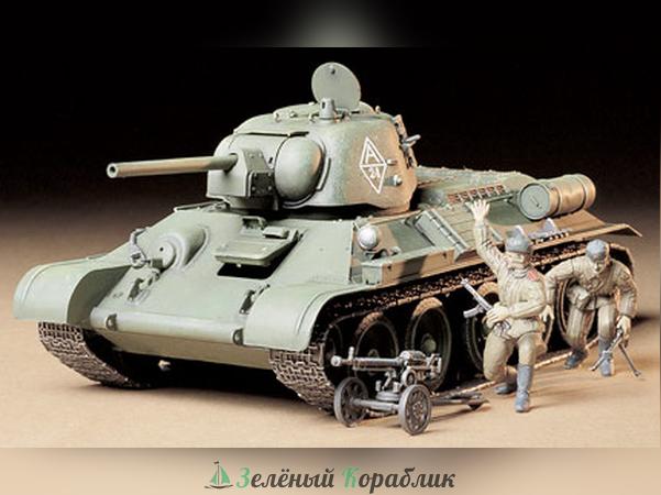 35149 Tamiya  Советский танк Т34/76 "ЧТЗ" + 2 фигурки