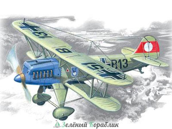 ICM-72193 Германский истребитель-биплан Хейнкель Не-51 А-1