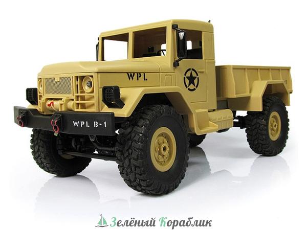 B-14-Y Р/У машина WPL военный грузовик (песочный) 1/16+акб 2.4G RTR