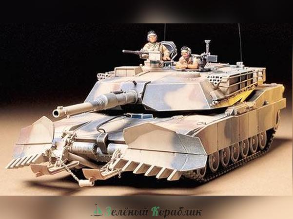 35158 Амер. совр. танк M1A1 Abrams с минным траллом и 2 фигурами танкистов
