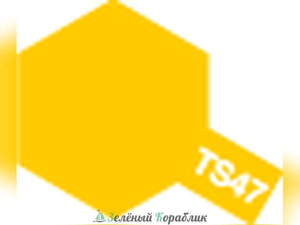 85047 Tamiya  Краска аэрозольная TS-47 Chrome Yellow (Желтый хром, глянцевый) в баллончике, 100 мл