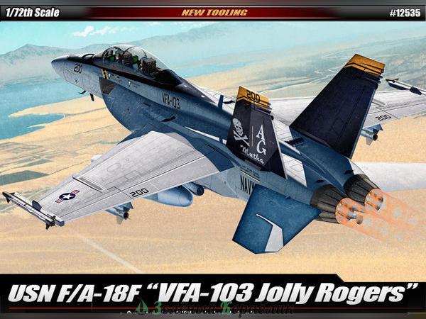 AC12535 Американский самолёт USN F/A-18F "VFA-103 Jolly Rogers"