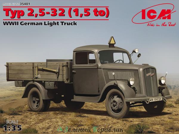 ICM-35401 Тур 2,5-3,2 (1,5 to), германский легкий грузовик 2МВ