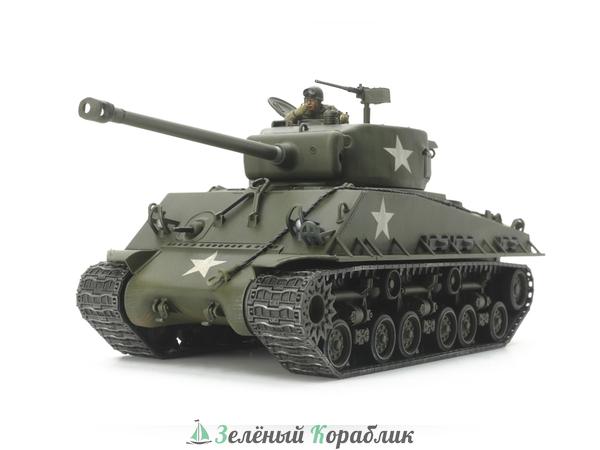 32595 Американский танк US MEDIUM TANK M4A3E8 SHERMAN "Easy Eight", с фигурой командира