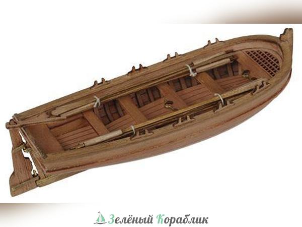 MK0102 Набор «Шлюпка с веслами», масштаб 1:72, длина 75 мм