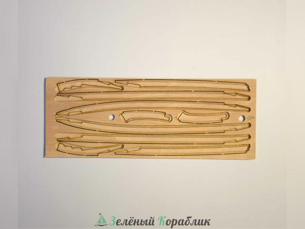MK0302-D6 Ватервейс для сборной модели корабля «Шхуна «Полоцк» (масштаб 1:72)