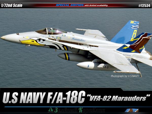 AC12534 Американский самолёт F/A-18C Hornet VFA-82 Marauders