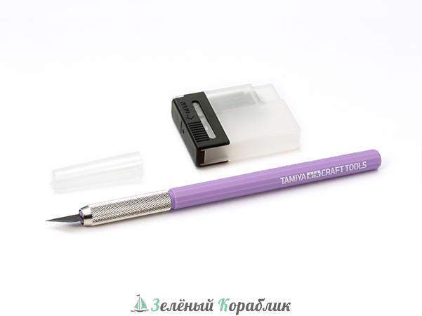 69918 Модельный ножик с 25 запасными лезвиями с фиолетовой ручкой
