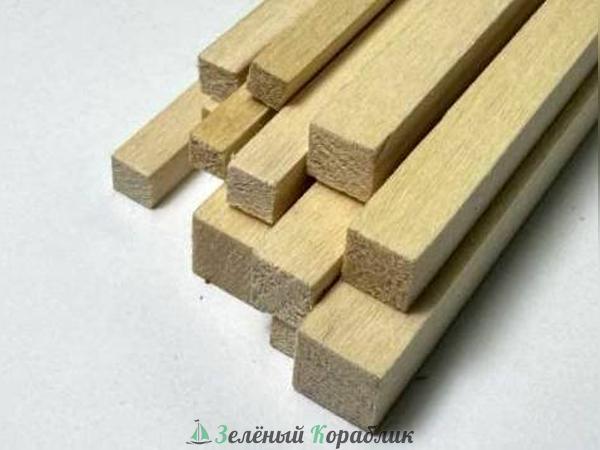 CV482 Рейка липа (длина 500 мм, ширина 9 мм, толщина 9 мм), 1 шт.