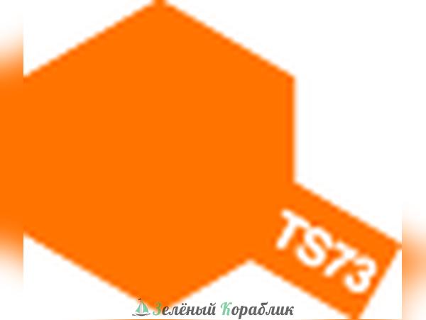 85073 Tamiya Краска аэрозольная TS-73 Clear Orange (Прозрачный оранжевый)  в баллончике, 100 мл