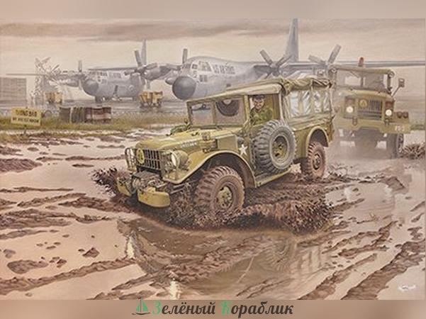 ROD809 Американский армейский автомобиль M-42 US 3/4 ton 4x4